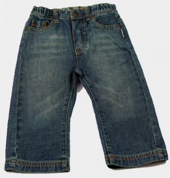 Kanz Denim Jeans ,- mit Washed-Effekten  ( Größe: 80 )